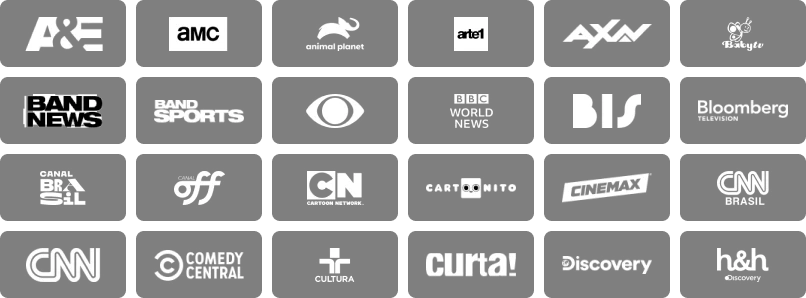 Canais disponíveis na DezPila